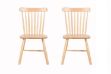 Picture of WINDSOR Solid Wood Dining Chair (Natural Colour) - 2 Chairs in 1 Carton