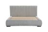 Picture of HILLSDALE Fabric Bed Frame in Queen/Super King Size(Grey)