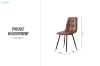 Picture of SAROTO Dining Chair (Brown) - Each