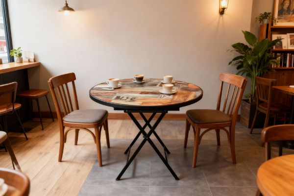 Picture of Rune D90 Round Folding Table