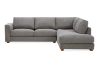 Picture of HEARTLAND Feather-Filled Fabric Sectional Sofa (Grey) - Water, Oil & Dust Resistant 