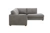 Picture of HEARTLAND Feather-Filled Fabric Sectional Sofa (Grey) - Water, Oil & Dust Resistant 