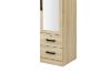 Picture of BESTA Wall Solution Modular Wardrobe System- 1-Door Wardrobe with Mirror & 2 Drawers