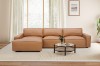 Picture of HAMMOND 100% Oil-Waxed Leather Sectional Sofa