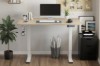 Picture of NEXUS 140 Electric Height Adjustable Standing Desk with LED Display (Light Oak)