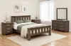 Picture of WESTMINSTER 4PC/5PC/6PC Solid Oak Bedroom Combo in Queen/King/Super King Size (Walnut)