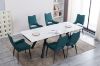 Picture of DALTON 1.6M-2.2M/1.8M-2.4M Extension Matte Sintered Stone Top Dining Table