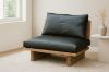 Picture of TIMBERA 100% Genuine Leather Reclaimed Pine Wood Sofa Range -  3+1+1 Sofa Set