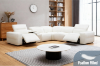 Picture of OMEGA Feather-Filled Dual-Motor Power Recliner Modular Sofa Range with Storage Console & Hidden Cup Holders & Wireless Charging & USB Type-C Ports