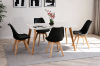 Picture of EFRON 1.2M/1.4M/1.6M 5PC Dining Set (Black)