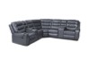 Picture of [FLOOR MODEL CLEARANC] LAKELAND Reclining Corner Sofa with Console and Storage (Grey)