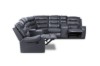 Picture of [FLOOR MODEL CLEARANC] LAKELAND Reclining Corner Sofa with Console and Storage (Grey)
