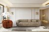 Picture of MOCHA 360° Swivel Goose Feather-Filled Fabric Armchair/Sofa Chair