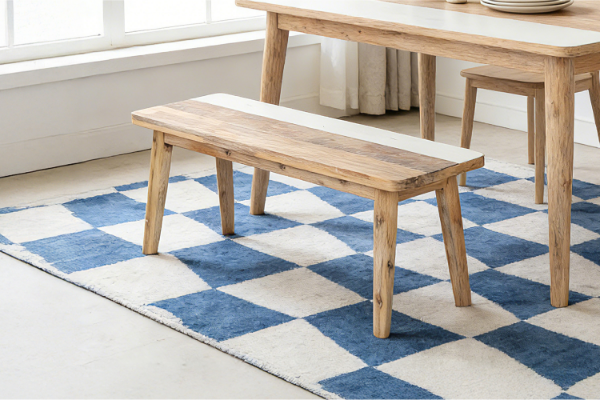 Picture of LEAMAN 1.2M Solid Acacia Wood Dining Bench
