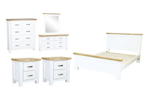Picture of BRAMPTON 4PC/5PC/6PC Solid Wood Bedroom Combo in Queen/ Super King Size