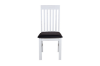 Picture of BRAMPTON Solid Wood Dining Chair with Vegan Leather Seat