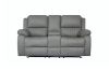 Picture of MARVIN Air Leather Manual Reclining Sofa Range (Grey) - 3RRC+2RRC+1R Sofa Set