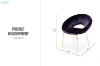 Picture of PINCY H77 Dining Chair (Purple)
