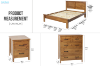 Picture of BAYARD Solid Pine Wood Bedroom Combo Set - 4PC Single