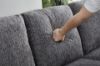 Picture of LIBERTY PREMIUM Chenille Fabric Sectional Sofa with Storage Ottoman (Dark Grey)