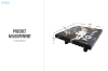 Picture of LUCIANO 100 Microcrystalline Stone Top Square Coffee Table (Dark)