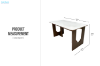 Picture of LORENA 140 Sintered Stone Top Dining Table
