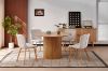 Picture of MESAS 5PC Metal-Reinforced Pedestal Dining Set