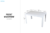 Picture of LUCERNE 120 Rectangular Dining Table- Water and UV Resistant