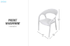 Picture of LUCERNE Stackable Outdoor Arm Chair - Water and UV Resistant