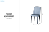 Picture of AINA Dining Chair (Dark Grey) - Each