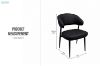 Picture of LORENZA Air Leather  Dining Chair (Black)