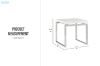 Picture of TALEN Marble Top Side Table