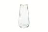 Picture of IRREGULAR Transparent Vertical Striped Glass Vase (7x20cm)
