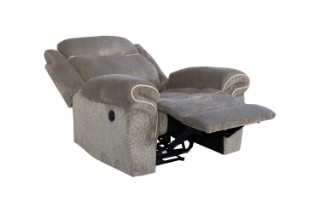 Picture of WINCHESTER Power Reclining Sofa Range (Grey) -  1 Seat Recliner Chair (1R)