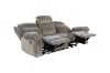 Picture of WINCHESTER Power Reclining Sofa Range (Grey) - 3 Seat with Drop Down Cup Holders & USB Port, Power Socket & Drawer (3RRC)