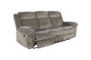 Picture of WINCHESTER Power Reclining Sofa Range (Grey) - 3 Seat with Drop Down Cup Holders & USB Port, Power Socket & Drawer (3RRC)
