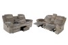 Picture of WINCHESTER Power Reclining Sofa Range with Console & Cup Holders & USB Port, Power Socket & Drawer (Grey)
