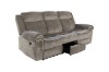 Picture of WINCHESTER Power Reclining Sofa Range with Console & Cup Holders & USB Port, Power Socket & Drawer (Grey)
