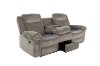 Picture of WINCHESTER Power Reclining Sofa Range with Console & Cup Holders & USB Port, Power Socket & Drawer (Grey)