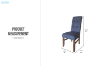 Picture of ROLFIN Dining Chair (Dark Blue) - Each