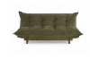 Picture of PILLOW Sofa Bed with Adjustable Backrest & Side Arm Cushions (Green)