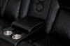 Picture of FAIRWAY Air Leather Dual Motor Reclining Sofa Range with Cup Holders & Storage & Bluetooth Speaker & USB Port, Power Socket & Wireless Charging & LED Lighting (Dark)