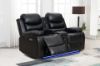Picture of ORLANDO Air Leather Power Reclining Sofa Range - 3RRC+2RRC+1R Sofa Set