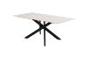 Picture of MARMURA 5PC 1.8M Sintered Stone Top Dining Table & 360° Swivel Beige Chairs Set
