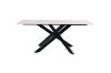 Picture of MARMURA 5PC 1.8M Sintered Stone Top Dining Table & 360° Swivel Dark Chairs Set