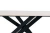 Picture of MARMURA 5PC 1.8M Sintered Stone Top Dining Table & 360° Swivel Dark Chairs Set