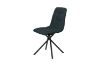 Picture of MARMURA 5PC 1.8M Sintered Stone Top Dining Table & 360° Swivel Dark Chairs Set