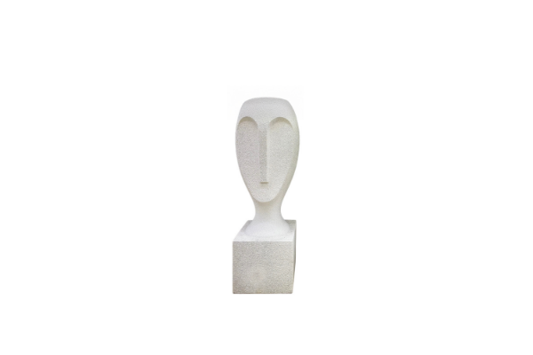 Picture of 352-004 Off White Portrait Flower Pot - Small Size