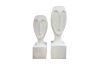 Picture of 352-004 Off White Portrait Flower Pot - Small Size