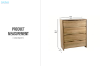Picture of BRITTON 4-Drawer Australian Marri Hardwood Tallboy